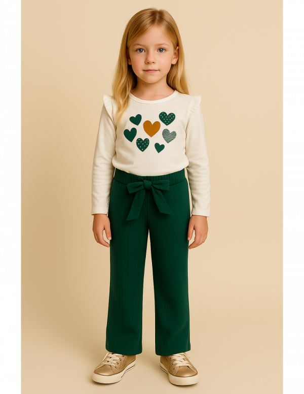 CONJUNTO NIÑA CORAZONES INVIERNO 2025