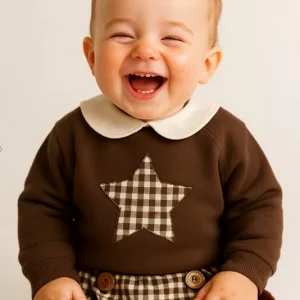 CONJUNTO BEBE NIÑO ESTRELLA  INVIERNO 2025