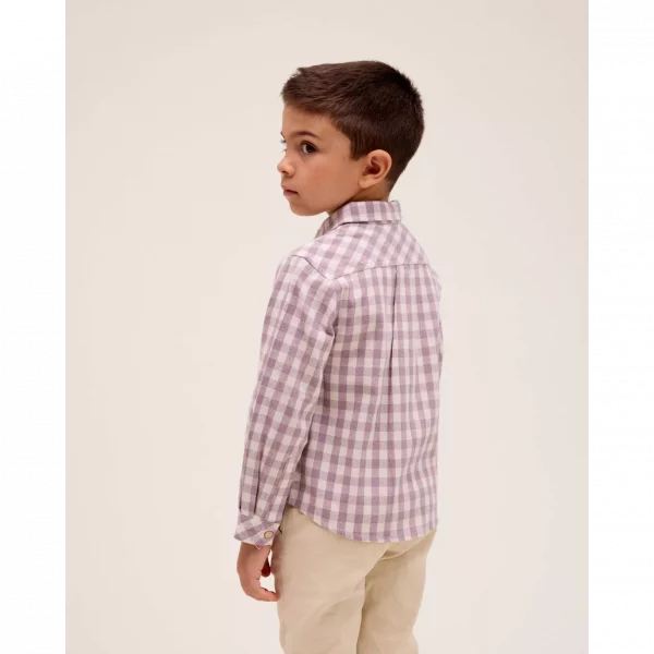 CAMISA NIÑO CUADROS DADATI INVIERNO 2025 - Image 2