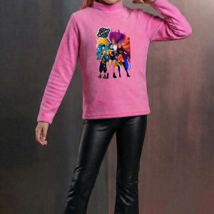 CAMISETA POLAR NIÑA GUERRERAS K-POP